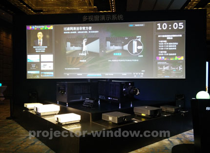 索尼最新投影，小巷中的梦幻光影魔法